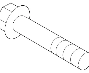 Suspension Cross-Member Bolt - Mazda (9YA0-2A-042)