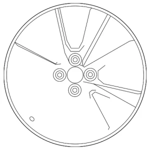 Wheel, Alloy - Mazda (9965-E1-7070)