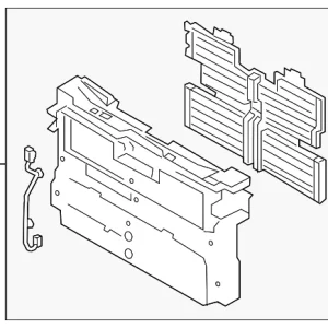 Radiator Support Panel - Mazda (BCKB-53-100H)