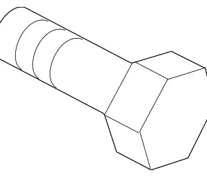 Movable Glass Bolt - Mazda (9YR1-1A-501)