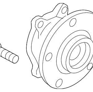 Hub & Bearing - Mazda (KD35-26-15XD)