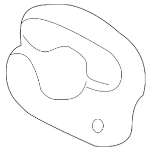 Door Mirror Adjustment Knob - Mazda (T002-68-D15-05)