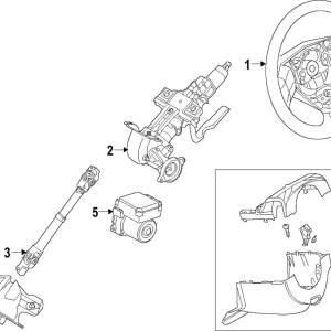 Steering Wheel - Mazda (BJS7-32-982-02)