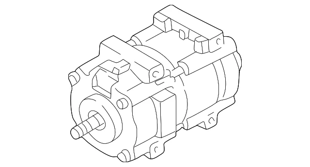 Compressor - Mazda (ZZC2-61-45ZA)