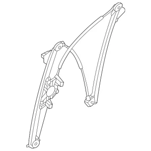 Arm Base(L) Window - Mazda (VA40-59-590B)