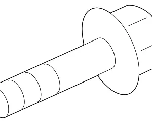 Alternator Bracket Bolt - Mazda (9YA0-2A-007)