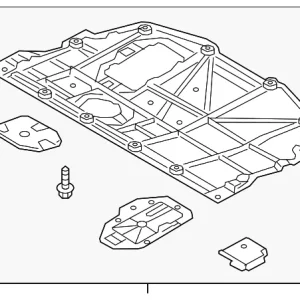 Radiator Support Splash Shield - Mazda (D09H-56-110B)