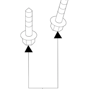 Support Bracket Bolt - Mazda (9YA0-21-02J)