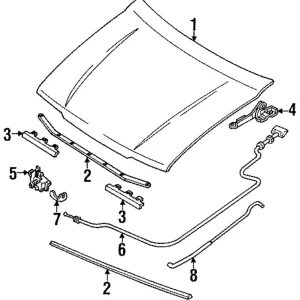 Hood - Mazda (BB0S-52-310B)