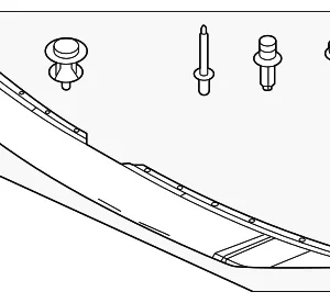 Grille Up Radiator - Mazda (VA40-50-7E1A-BB)