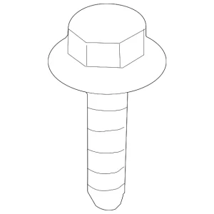 Air Filter Housing Bolt - Mazda (9YA4-2A-814)