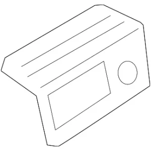 Audio Auxiliary Jack Trim Plate - Mazda (BHPD-64-4A1)