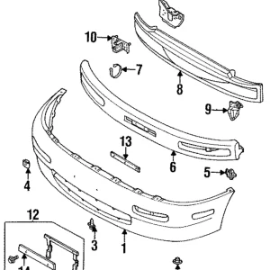Energy Absorber Band - Mazda (BC1M-50-EH1)