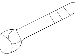Power Steering Pump Mounting Bolt - Mazda (9YA0-21-016)