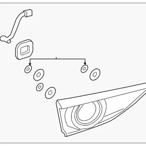 Back Up Light Assembly - Mazda (BGLB-51-3G0C)