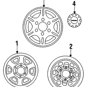 Wheel - Mazda (9965-62-5540)