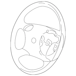 Steering Wheel - Mazda (ZZP2-32-980)
