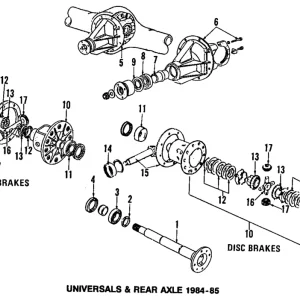 Axle Bearings - Mazda (8595-26-151-MV)