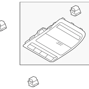 Overhead Console - Mazda (BHRC-69-97YA-75)