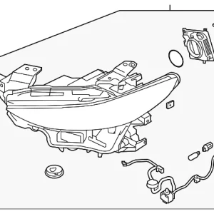 Lamp(R) Head - Mazda (BGVN-51-030A)