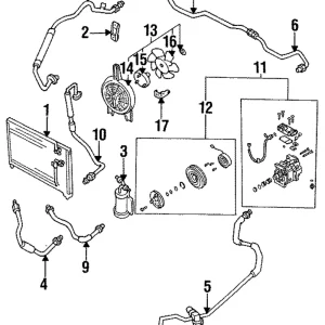 A/C Compressor - Mazda (BR74-61-450A)