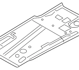 Panel(R) Side Floor - Mazda (BDTS-53-602A)
