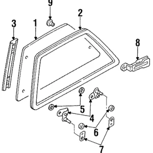 Hinge - Mazda (B499-73-210B)