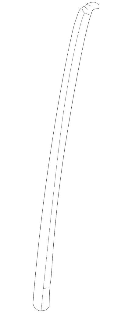Door Window Division Bar - Mazda (B25H-72-602A)