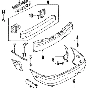 Bumper Cover - Mazda (B16H-50-221-BB)