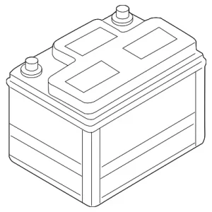 Battery - Mazda (0001-80-6096-WB)