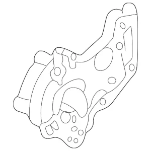 Engine Water Pump Housing - Mazda (YF09-15-101)