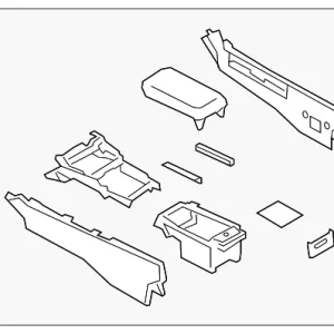 Center Console - Mazda (BDTS-64-420A-02)