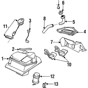 Vapor Canister Bracket - Mazda (B61P-13-960A)