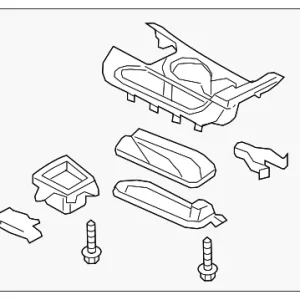 Console Trim Panel - Mazda (BAEK-64-43Y-02)