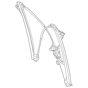 Arm Base(L) Window - Mazda (DGH9-59-590B)