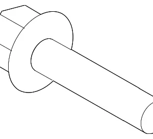 Starter Bolt - Mazda (B6BG-18-401B)