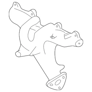 Exhaust Manifold - Mazda (BP6F-13-450B)