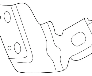 GPS Navigation Control Module Bracket - Mazda (BDTT-66-9B1A)