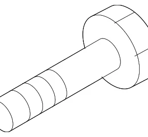 Alternator Bracket Bolt - Mazda (9YA0-21-086)