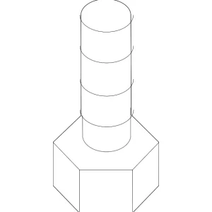 Suspension Cross-Member Bolt - Mazda (9YA0-21-01D)