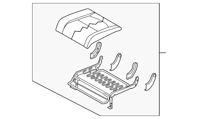 Seat Cushion Foam - Mazda (C345-88-310-02)