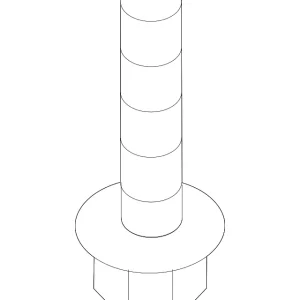 Tank Strap Bolt - Mazda (9YA0-21-01S)