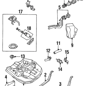 Check Valve Bracket - Mazda (BR70-42-920)