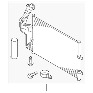 A/C Condenser - Mazda (BP4K-61-480D)
