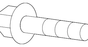Spoiler Assembly Bolt - Mazda (9YA0-20-502)