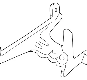 Control Module Bracket - Mazda (1FAA-43-7B2)