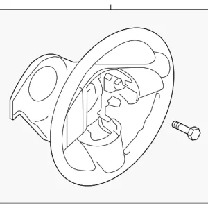 Steering Wheel - Mazda (D651-32-982-02)