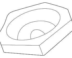 Suspension Strut Mount Washer - Mazda (B25D-28-343)