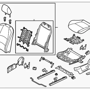 Seat Left Front - Mazda (BDLR-57-150E-02)