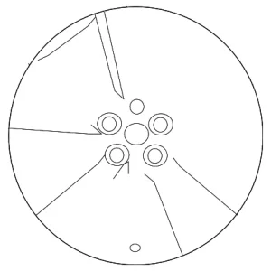 Wheel Disc Aluminum - Mazda (9965-18-8500)